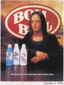 Mona Lisa, propaganda da BomBril (intertextualidade na propaganda)