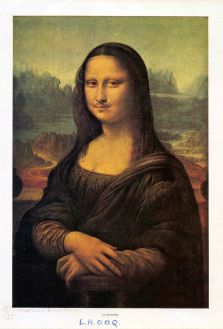 Mona Lisa, Marcel Duchamp, 1919